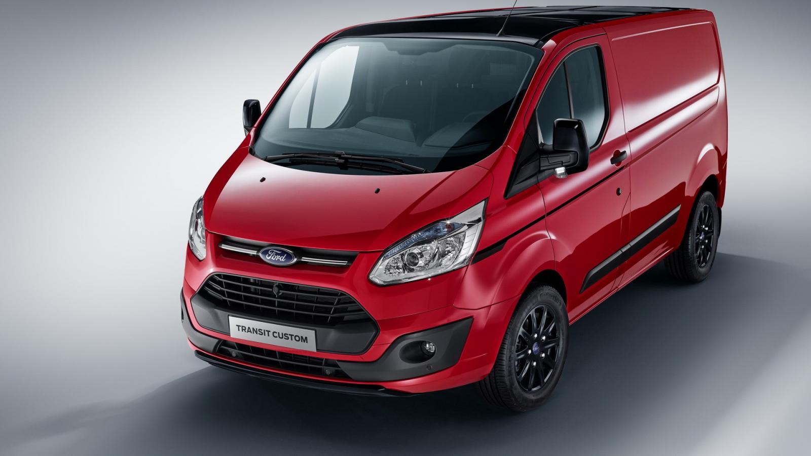 Ford transit custom sales red